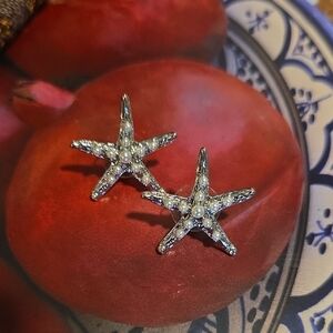 Starfish Pearl Earrings